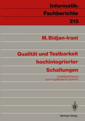 Bidjan-Irani |  Qualität und Testbarkeit hochintegrierter Schaltungen | eBook | Sack Fachmedien