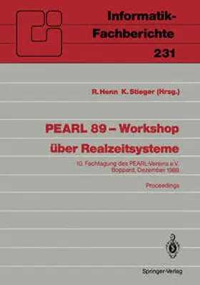Henn / Stieger |  PEARL 89 — Workshop über Realzeitsysteme | eBook | Sack Fachmedien