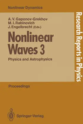 Gaponov-Grekhov / Rabinovich / Engelbrecht |  Nonlinear Waves 3 | eBook | Sack Fachmedien