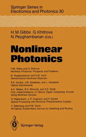 Gibbs / Khitrova / Peyghambarian |  Nonlinear Photonics | Buch |  Sack Fachmedien