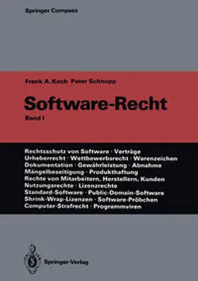 Koch / Schnupp |  Software-Recht | eBook | Sack Fachmedien
