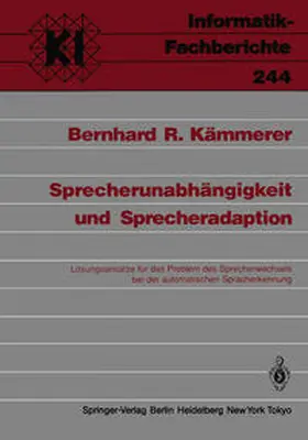Kämmerer |  Sprecherunabhängigkeit und Sprecheradaption | eBook | Sack Fachmedien