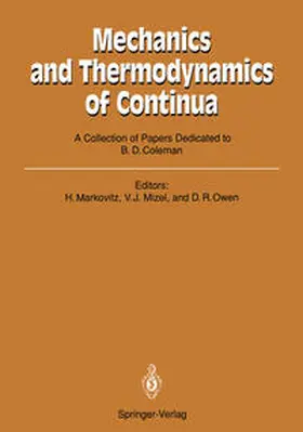 Markovitz / Mizel / Owen |  Mechanics and Thermodynamics of Continua | eBook | Sack Fachmedien