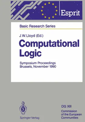 Lloyd |  Computational Logic | Buch |  Sack Fachmedien