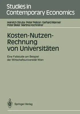 Otruba / Pelizon / Manner |  Kosten-Nutzen-Rechnung von Universitäten | eBook | Sack Fachmedien