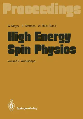 Meyer / Thiel / Steffens |  High Energy Spin Physics | Buch |  Sack Fachmedien