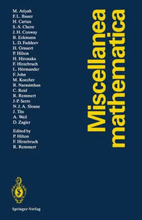 Hilton / Hirzebruch / Remmert |  Miscellanea Mathematica | eBook | Sack Fachmedien