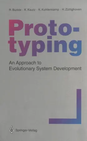 Kautz / Budde / Züllighoven |  Prototyping | Buch |  Sack Fachmedien