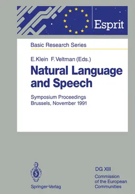 Veltman / Klein |  Natural Language and Speech | Buch |  Sack Fachmedien