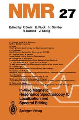  In-Vivo Magnetic Resonance Spectroscopy II: Localization and Spectral Editing | eBook | Sack Fachmedien