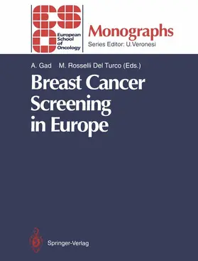 Gad / Rosselli Del Turco |  Breast Cancer Screening in Europe | Buch |  Sack Fachmedien