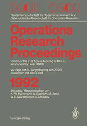 Hansmann / Bachem / Jarke |  DGOR / ÖGOR | eBook | Sack Fachmedien
