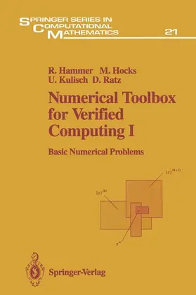 Hammer / Hocks / Kulisch |  Numerical Toolbox for Verified Computing I | Buch |  Sack Fachmedien