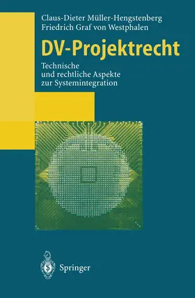Westphalen / Müller-Hengstenberg |  DV-Projektrecht | Buch |  Sack Fachmedien
