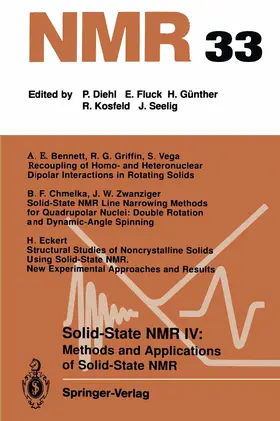  Solid-State NMR IV Methods and Applications of Solid-State NMR | Buch |  Sack Fachmedien
