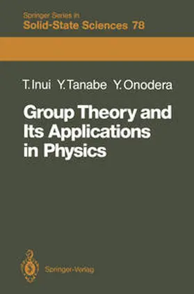 Inui / Tanabe / Onodera |  Group Theory and Its Applications in Physics | eBook | Sack Fachmedien