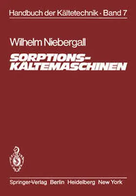 Niebergall | Sorptions-Kältemaschinen | E-Book | sack.de