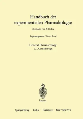 Clark |  General Pharmacology | Buch |  Sack Fachmedien