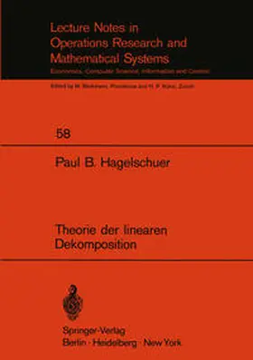 Hagelschuer |  Theorie der linearen Dekomposition | eBook | Sack Fachmedien