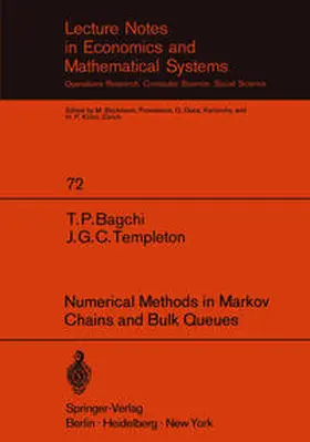 Bagchi / Templeton |  Numerical Methods in Markov Chains and Bulk Queues | eBook | Sack Fachmedien