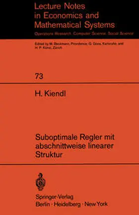 Kiendl | Suboptimale Regler mit abschnittweise linearer Struktur | E-Book | sack.de
