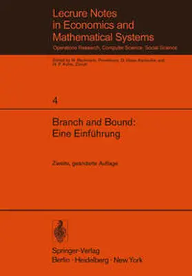 Weinberg |  Branch and Bound: Eine Einführung | eBook | Sack Fachmedien