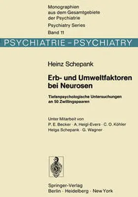 Schepank |  Erb- und Umweltfaktoren bei Neurosen | eBook | Sack Fachmedien