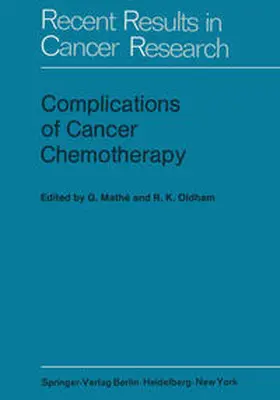 Mathe / Oldham |  Complications of Cancer Chemotherapy | eBook | Sack Fachmedien