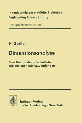 Görtler |  Dimensionsanalyse | Buch |  Sack Fachmedien
