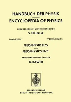 Al'pert / Breus / Gringauz |  Geophysik III / Geophysics III | eBook | Sack Fachmedien