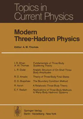 Thomas |  Modern Three-Hadron Physics | eBook | Sack Fachmedien