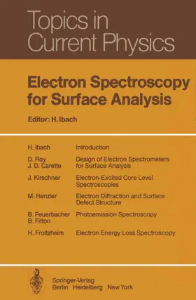 Ibach |  Electron Spectroscopy for Surface Analysis | Buch |  Sack Fachmedien