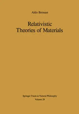 Bressan |  Relativistic Theories of Materials | eBook | Sack Fachmedien