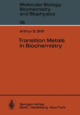 Brill |  Transition Metals in Biochemistry | Buch |  Sack Fachmedien