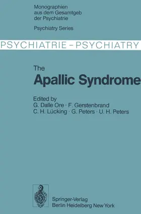Dalle Ore / Gerstenbrand / Lücking |  The Apallic Syndrome | Buch |  Sack Fachmedien