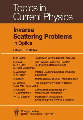 Baltes |  Inverse Scattering Problems in Optics | Buch |  Sack Fachmedien