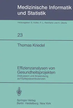 Kriedel |  Effizienzanalysen von Gesundheitsprojekten | eBook | Sack Fachmedien
