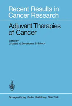 Mathe;&AAe; / Bonadonna / Salmon |  Adjuvant Therapies of Cancer | eBook | Sack Fachmedien