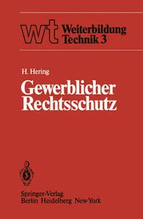 Hering |  Gewerblicher Rechtsschutz | eBook | Sack Fachmedien