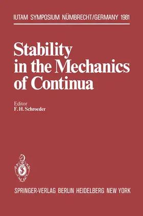 Schroeder |  Stability in the Mechanics of Continua | Buch |  Sack Fachmedien