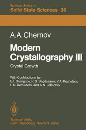 Chernov |  Modern Crystallography III | eBook | Sack Fachmedien