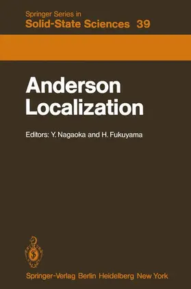 Fukuyama / Nagaoka |  Anderson Localization | Buch |  Sack Fachmedien