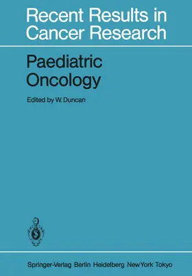 Duncan |  Paediatric Oncology | Buch |  Sack Fachmedien