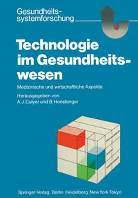 Culyer / Horisberger |  Technologie im Gesundheitswesen | eBook | Sack Fachmedien