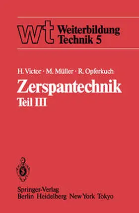 Victor / Müller / Opferkuch |  Zerspantechnik | eBook | Sack Fachmedien