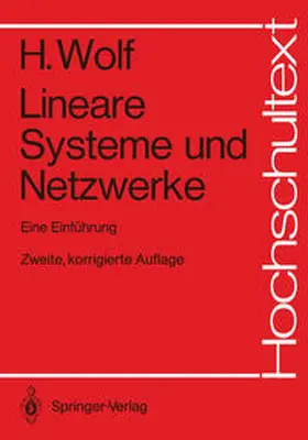 Wolf |  Lineare Systeme und Netzwerke | eBook | Sack Fachmedien