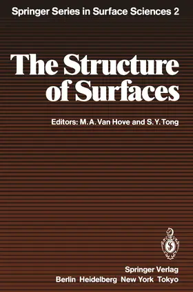 Van Hove / Tong |  The Structure of Surfaces | Buch |  Sack Fachmedien