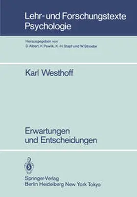 Westhoff |  Erwartungen und Entscheidungen | eBook | Sack Fachmedien