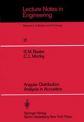 Baxter / Morfey |  Angular Distribution Analysis in Acoustics | eBook | Sack Fachmedien