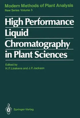 Jackson / Linskens |  High Performance Liquid Chromatography in Plant Sciences | Buch |  Sack Fachmedien